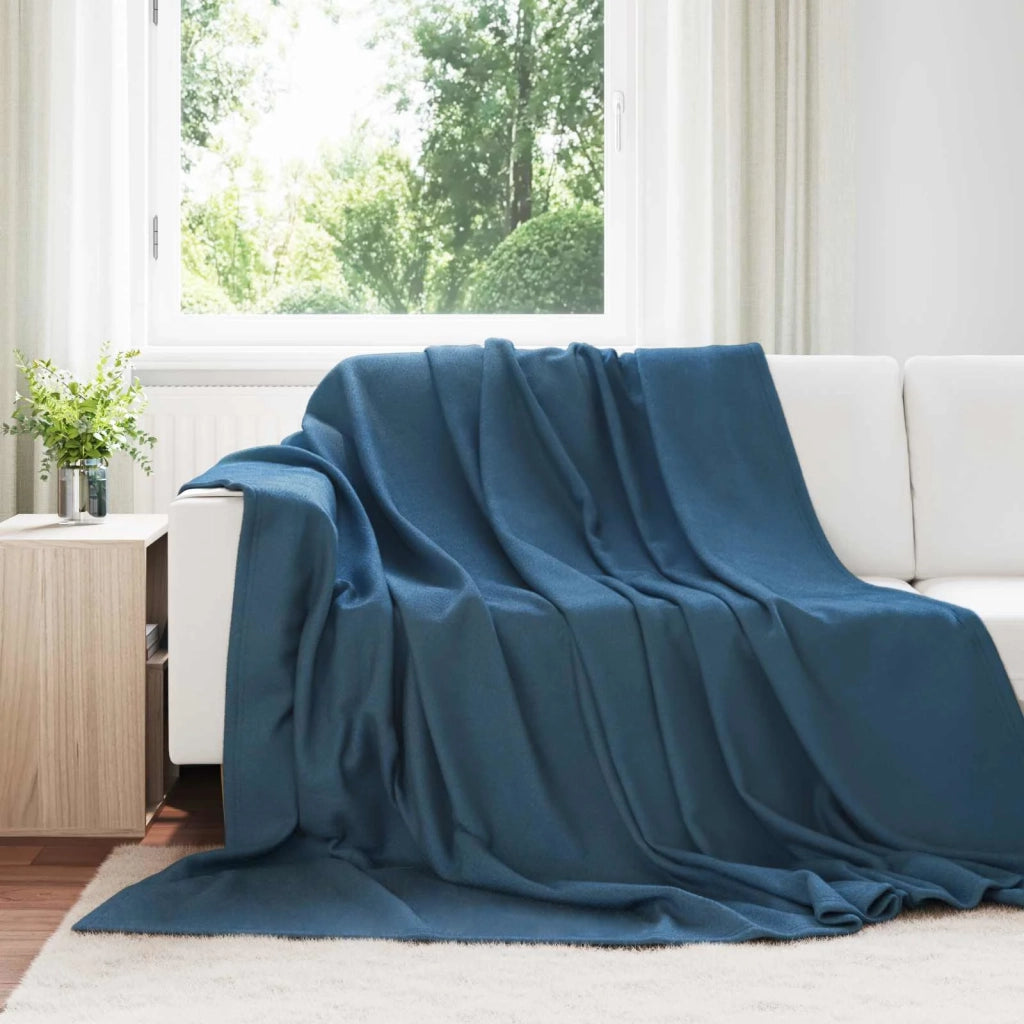 Coperta Blu navy 240 x 220 cm Panno