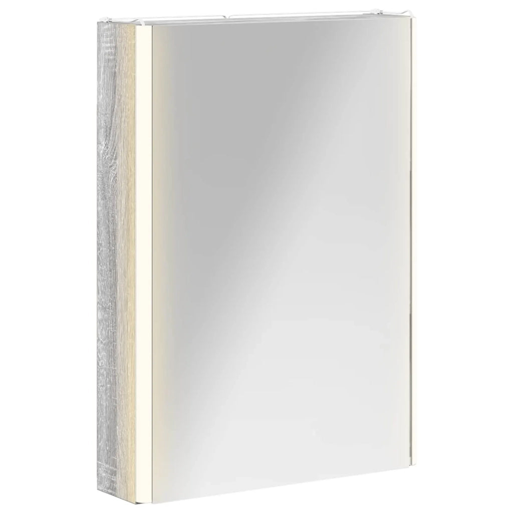 Mobiletto per specchio da bagno Grigio Sonoma 889228
