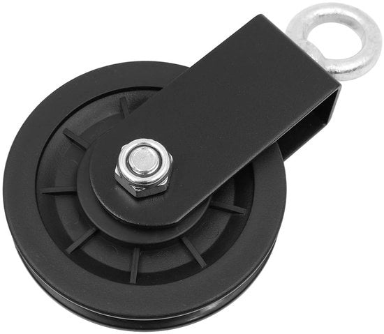Sistema di ginnastica a catena rotativa - 360 gradi rotativo - Beiglietta U per montaggio - Macchina a cavo - Kit di fissaggio DIY - Catena rotativa