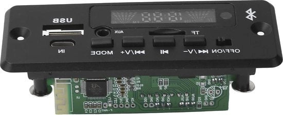 Pannello di Decodifica Bluetooth Decodifica Wav Universale Decodifica Mp3 Decodifica con Bluetooth - Nero