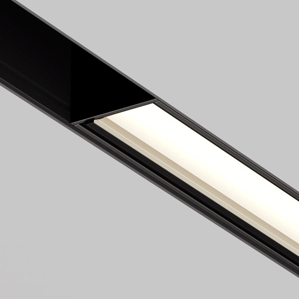 Maytoni Lampada da Binario Exility 1 luce LED integrato nero alluminio