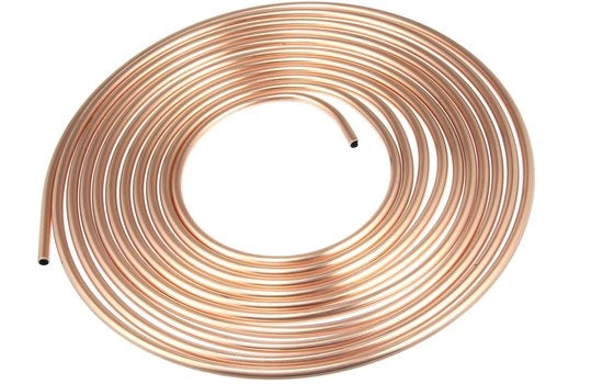 Impianto di Raccordo a Nicello in Rame con Tubi 25ft/7.62m, 3/16" Auto Raccordino Kit con 16 Viti - Parte di Ricambio e Accessori