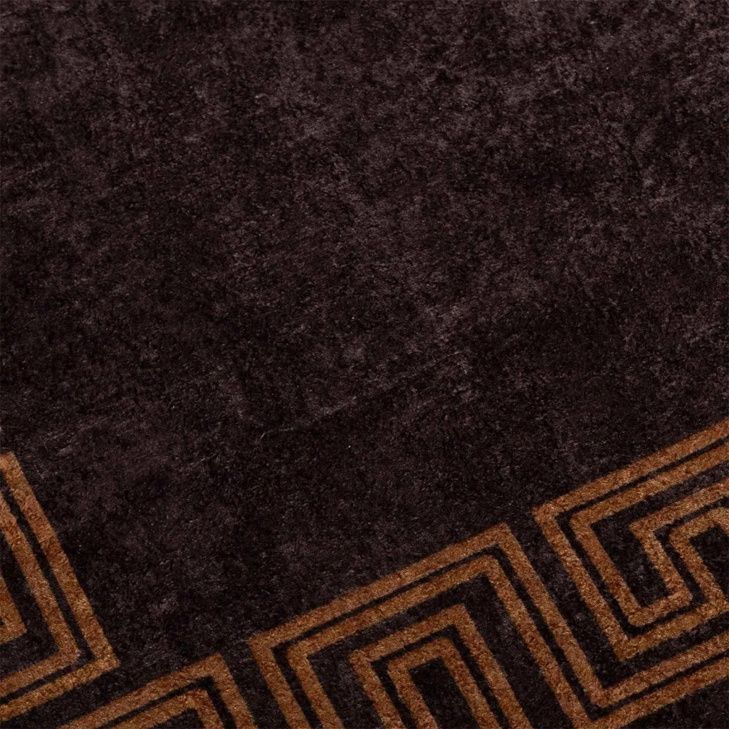 Runner Tappeto MARSA Nero 50 x 100 cm Poliestere e PVC 42023278
