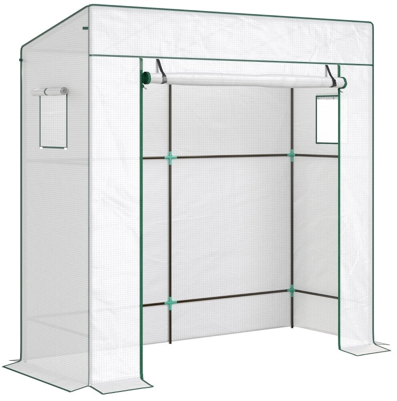 SERRA da Giardino 196x77x197 cm in Polietilene Bianca