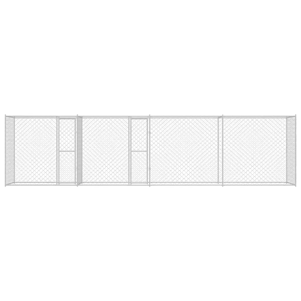 Gabbia per cani Argento 800 x 200 x 200 cm Acciaio zincato 3368313