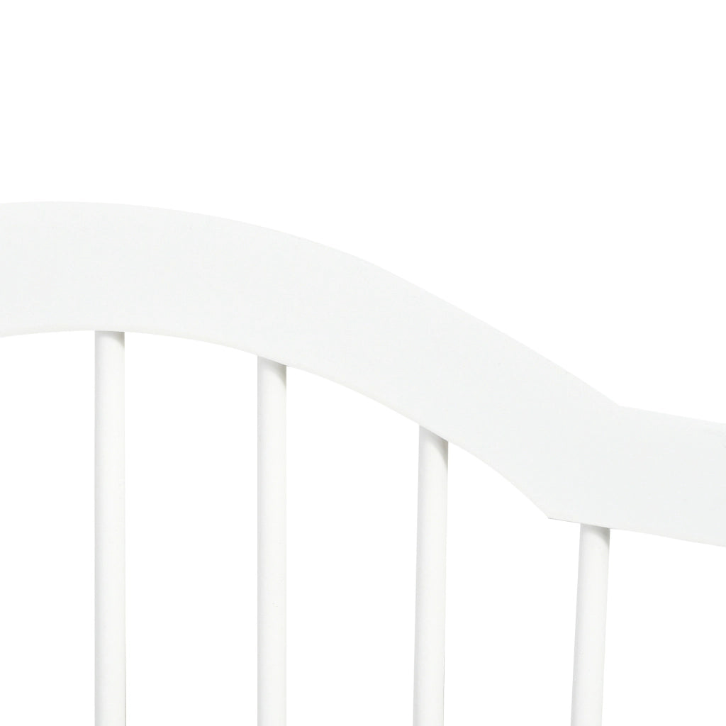 Cancelletto per cani richiudibile a 3 pannelli in legno e MDF bianco con piedi di supporto 154.5 × 61 cm