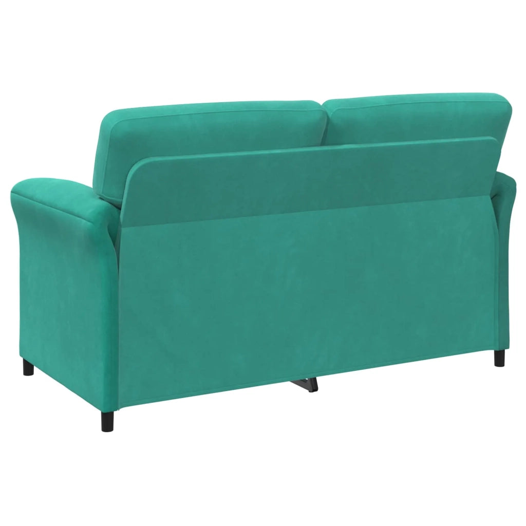 Divano | Divano da soggiorno | Sofa a 2 Posti Turchese 158 x 83 x 95 cm Velluto