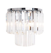 Applique MONACO glamour cromata con cristalli 2xG9 Maxlight