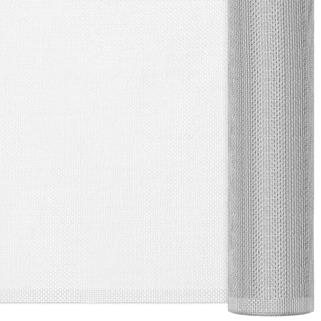 Zanzariera in Alluminio 100x2000 cm Argento CFW8941969