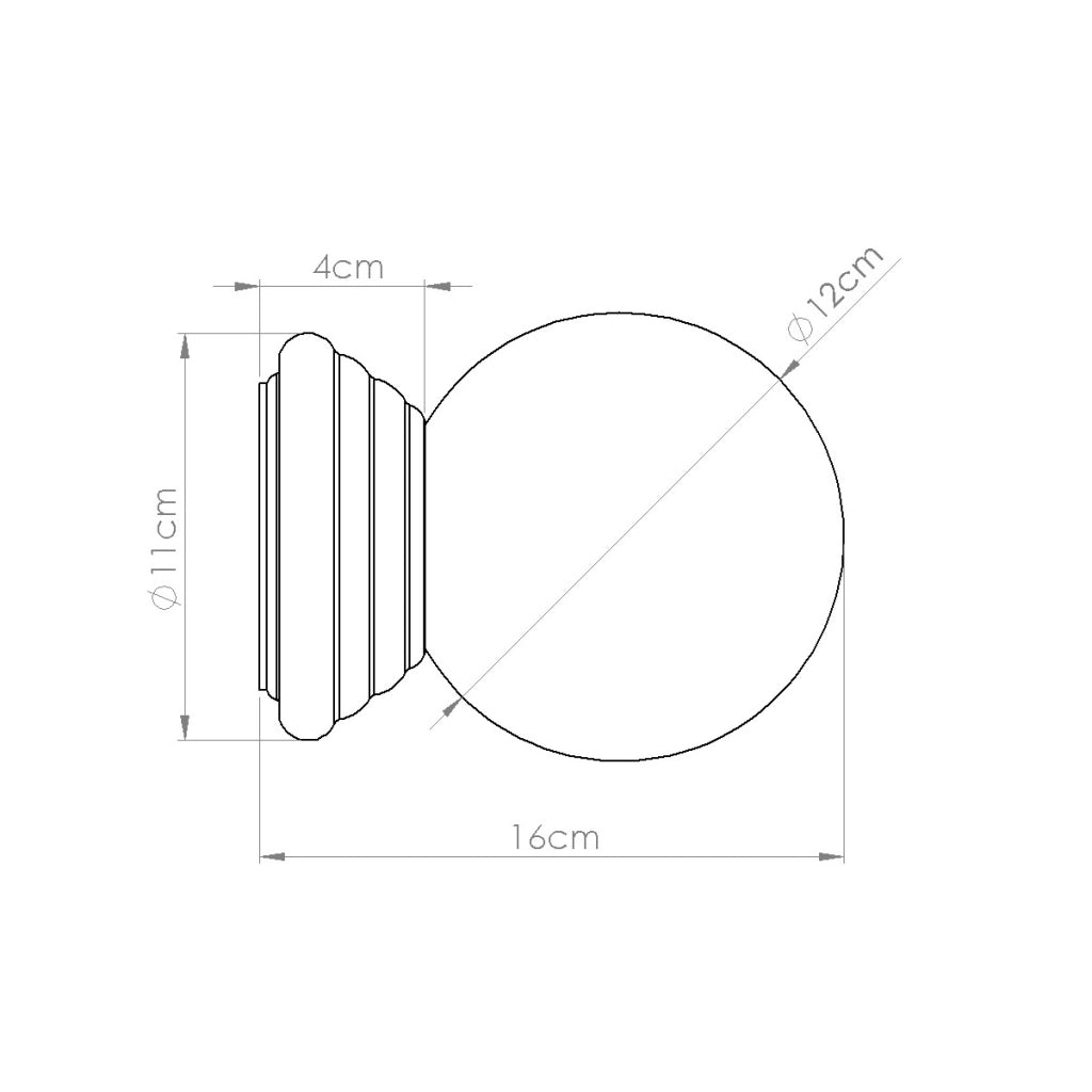 Lampada a parete ZORI verde IP44