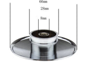 Dispositivo di raccolta rifiuti a sovrappiù 66 mm - Finestra in acciaio inox - Maniglia in ottone - Meccanismo a vite - Flessibile M8 - Gomma di sigillatura 40 mm - Fermo rifiuti