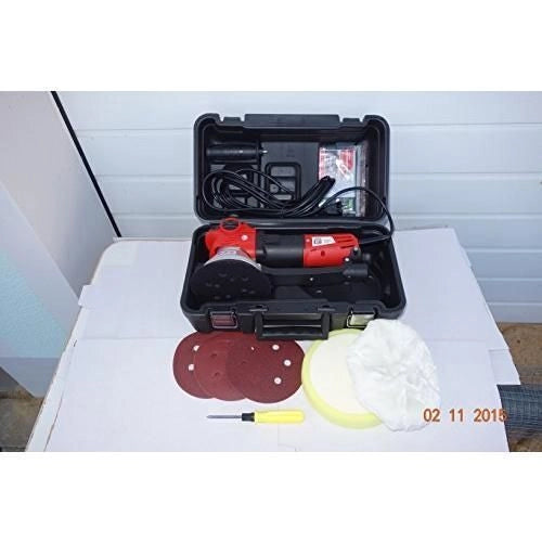 Holzmann EZS150PRO_230V Levigatrice Orbitale 710 W disco 150 mm 6 velocita' avvio graduale con valigetta