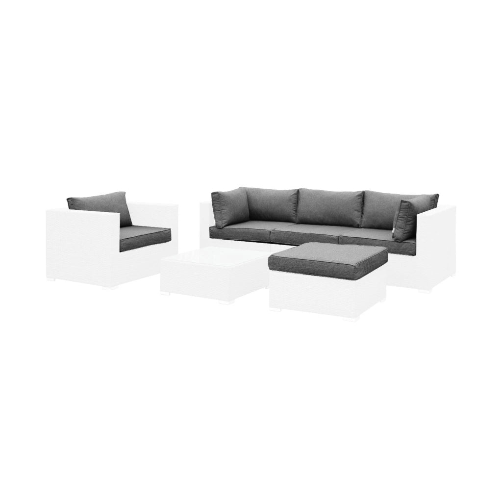 Set fodere per salotto caligari, grigio