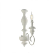 Applique Shabby Chic Cascina Bianco 1 Luce E14
