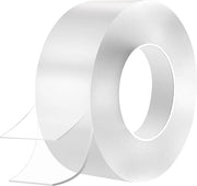 Tape doppio lato - 5m x 50mm! x 2mm - Nastro nano - Extra resistente - Translucido - Acrilico - Nastro magico - Nastro nanotecnologico