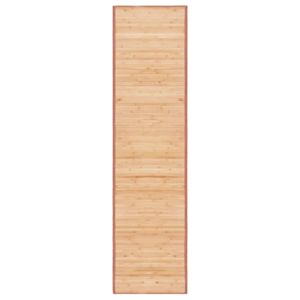 Tappeto in Bambù 80x300 cm Marrone 247206