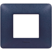 Placca Bticino Matix 2 moduli blu mercurio AM4802TBM