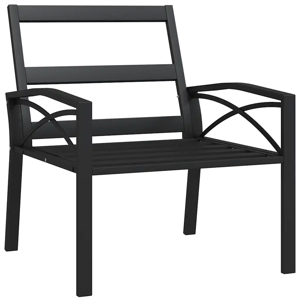 Sedie da Giardino con Cuscini Grigi 2pz 68x76x79 cm Acciaio 362715