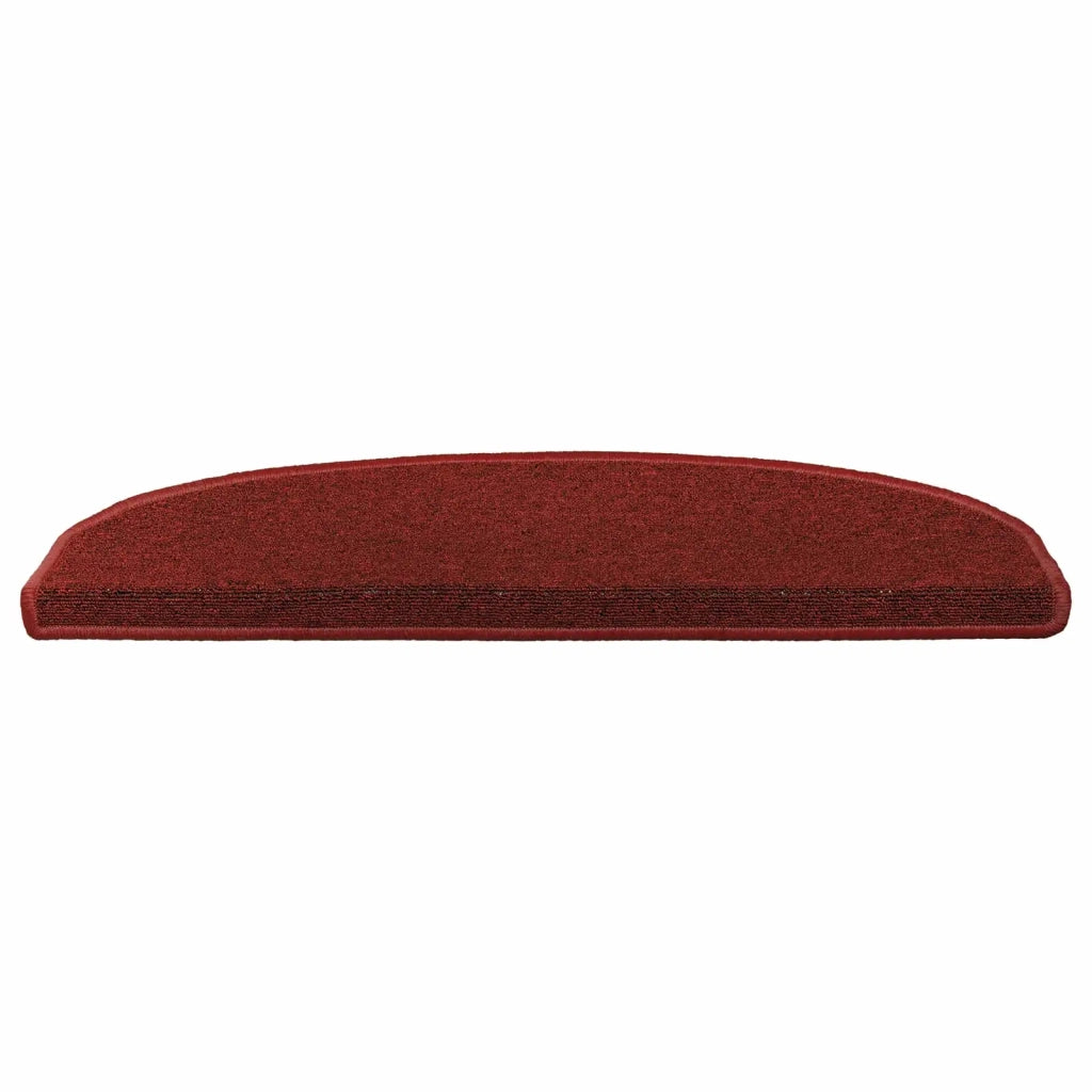 Tappetini per scale autoadesivi 15 pcs Rosso Bordeaux 42038649