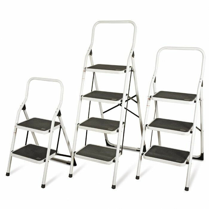 Sgabello Step Metallo 2 Scalini 97X48X7 Chiuso - Biacchi Ettore