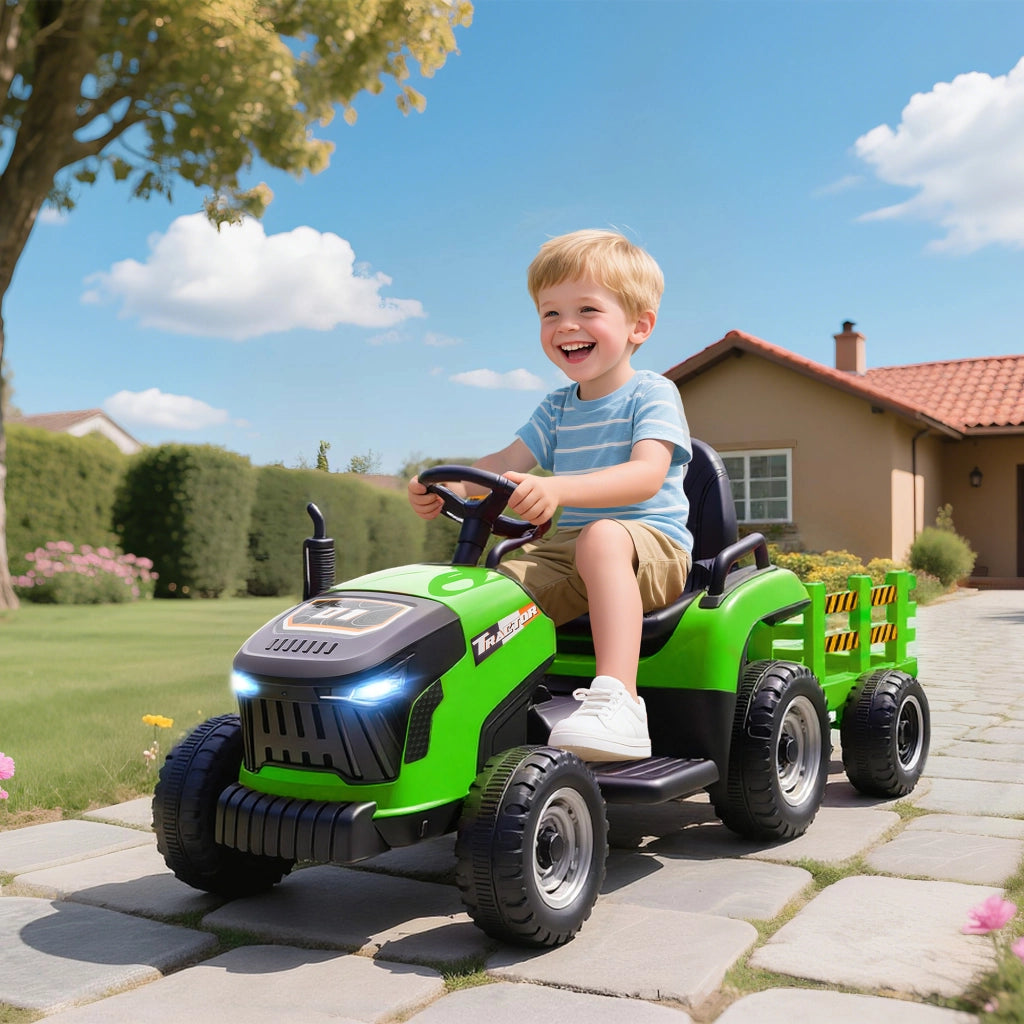 Trattore Elettrico per Bambini ¨C Minimal ¨C Verde