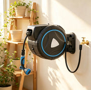 AVVOLGITUBO Automatico da Parete 23+2 m Blu in PVC