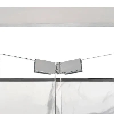 Box doccia 70x80x70 cm porta a soffietto serigrafata H 200 cm Ted