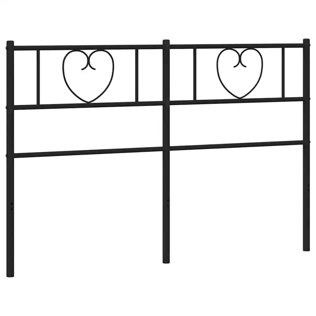 Testiera di Ricambio in Metallo Nero 160 cm 355498