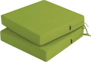 Cuscino per esterno - impermeabile - set da 2 - verde - 50 x 50 cm