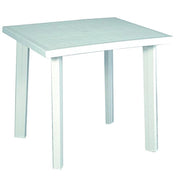 Tavolo Componibile Rettangolare Fiocco Cm 80 x 75 Pro Garden Colore Bianco