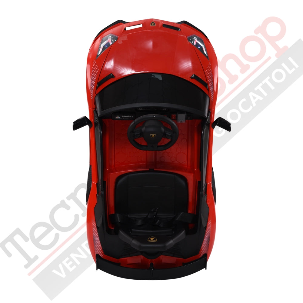 Tecnobike Shop - Auto Elettrica Per Bambini Lamborghini Svj Small 12V-Rosso