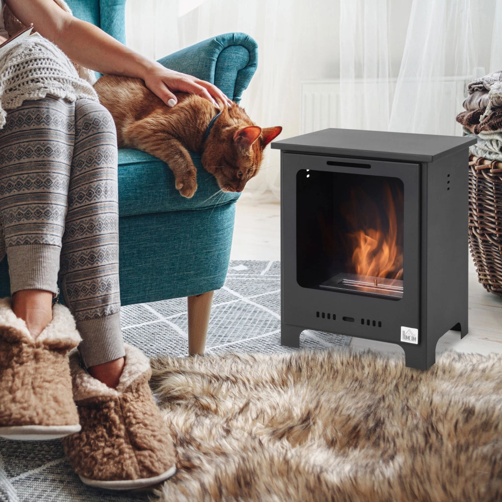 EasyComfort Caminetto a Bioetanolo Più Efficiente ed Ambientale Capacità Massima Combustile 0.9 Litri per una Fiamma fino a 3 Ore
