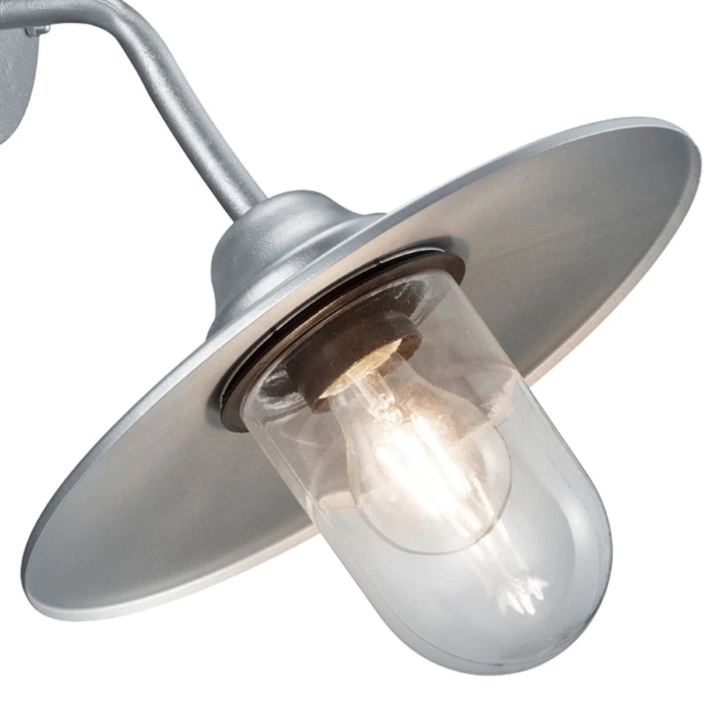 LÚZETE - LAMPADA DA PARETE ESTERNA E27 IP44 ZINC TULSI
