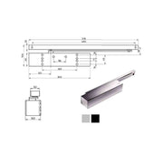 Chiudiporta Aerodinamico Argento Ts 92 Xea Dorma