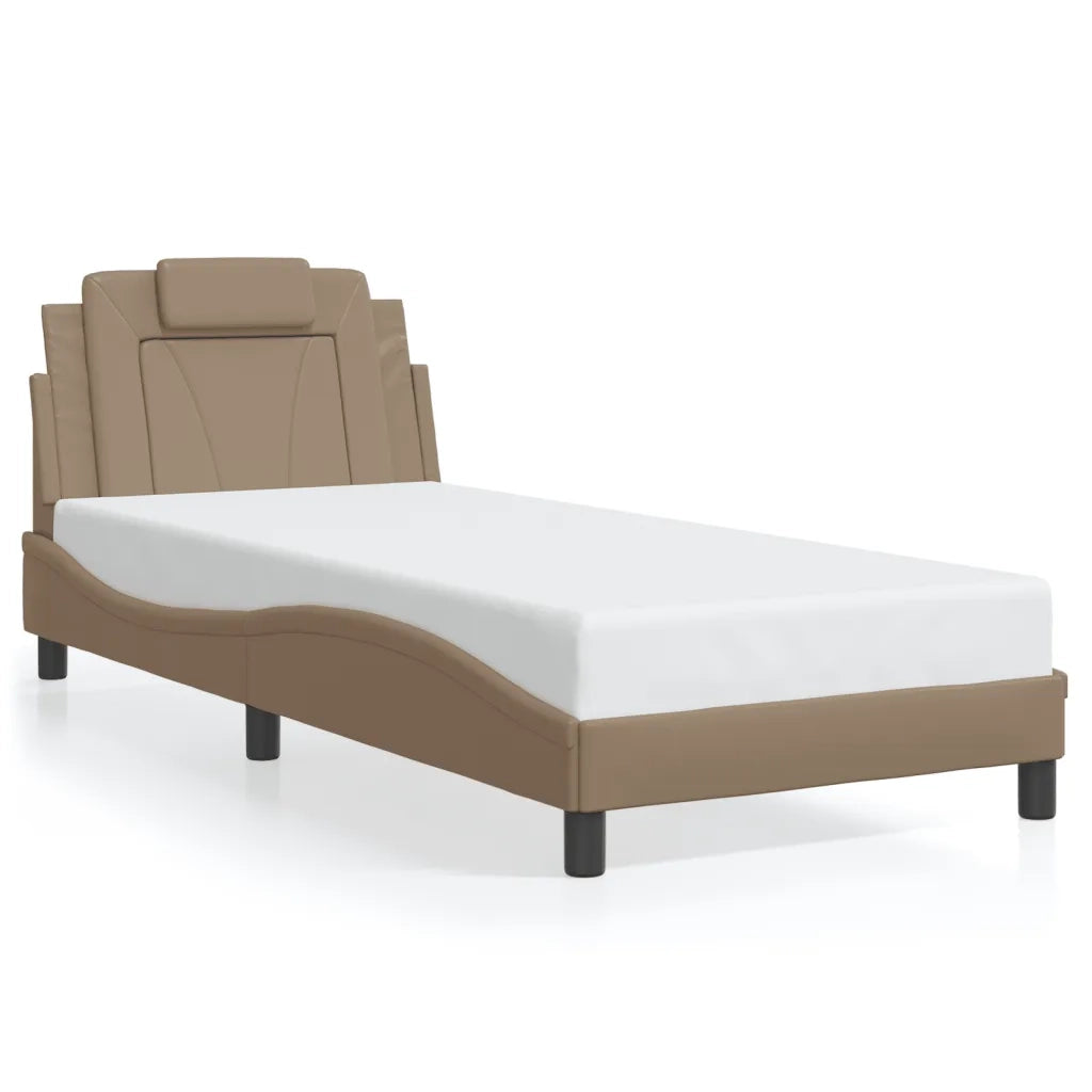 Giroletto Viana con LED senza Materasso Cappuccino 90x200 cm