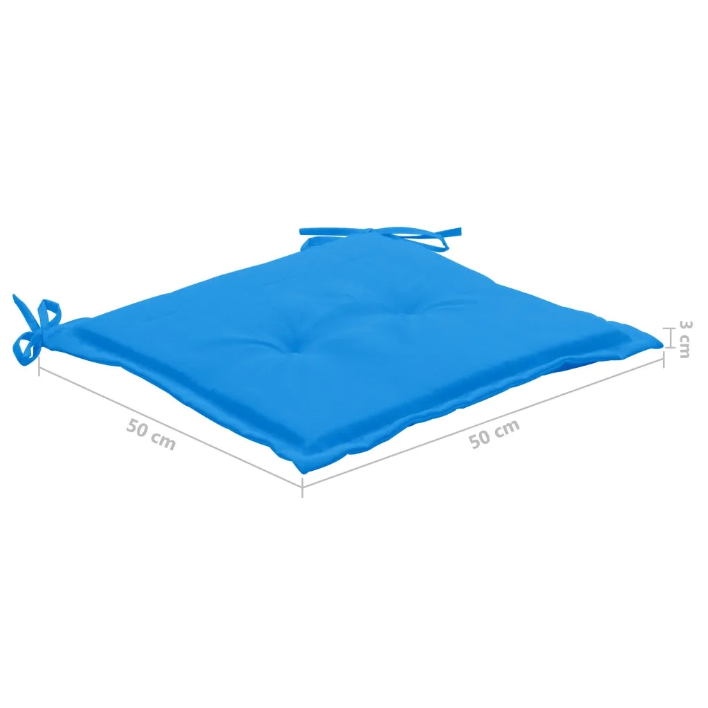 Sedie da Giardino con Cuscini 8 pz in Massello di Acacia Grigie 3078226