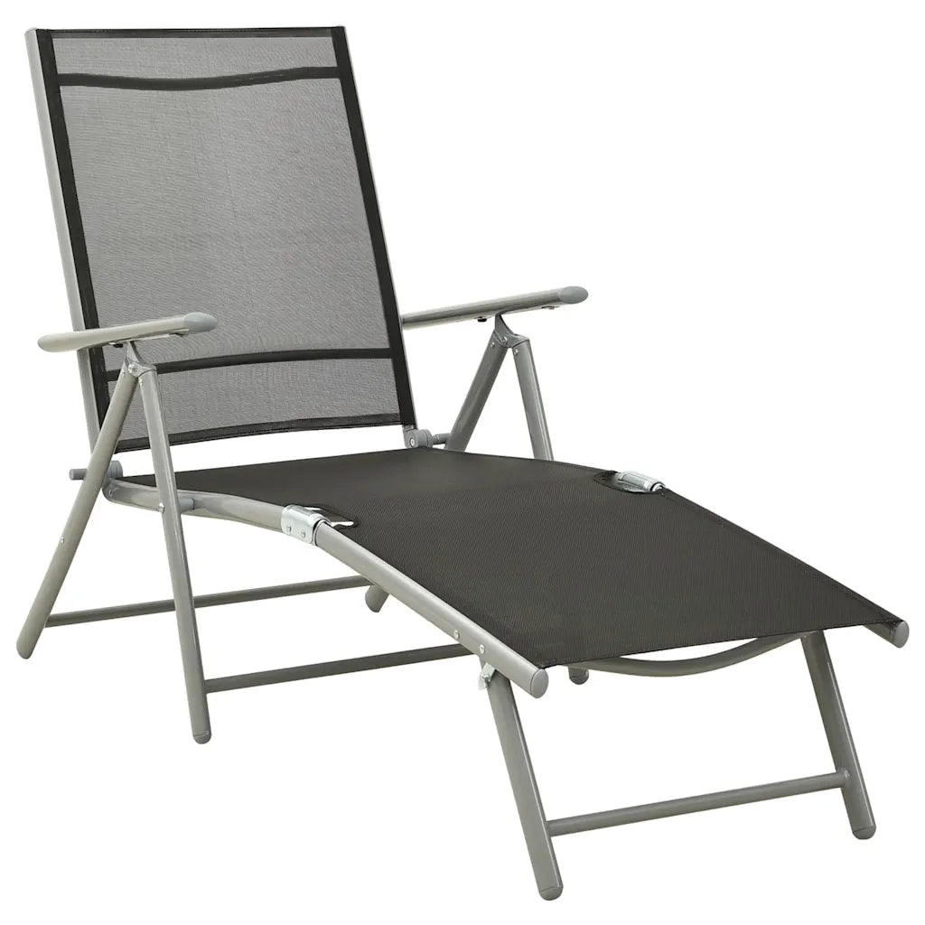 Set per Divani da Giardino 9 pz Nero e Argento 3070644