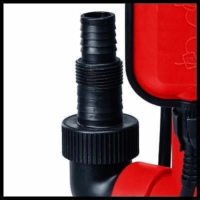 Einhell 4181530 GC-DP 3325 Pompa per acque scure 330 W portata 9500 L-h prevalenza 6 m corpi estranei 25 mm colore Nero