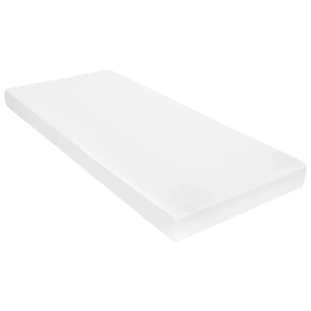 Materasso 90x200 cm 7 Zone Schiuma di Poliuretano 10 cm H2 H3