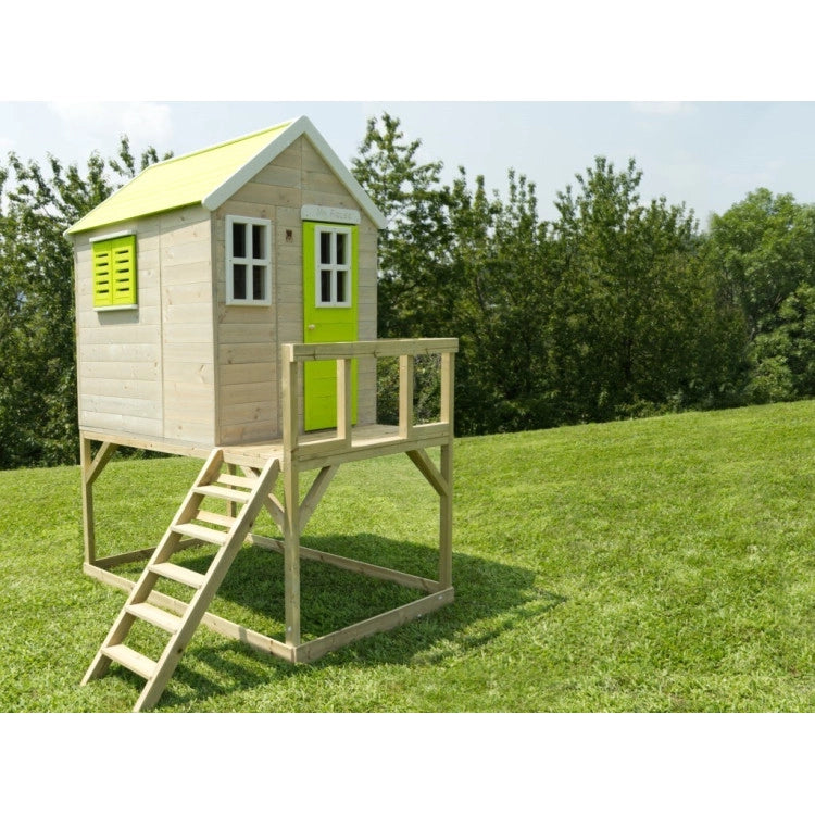 Casa in legno Bamby su palafitta cm 120 x 120 x 155 h
