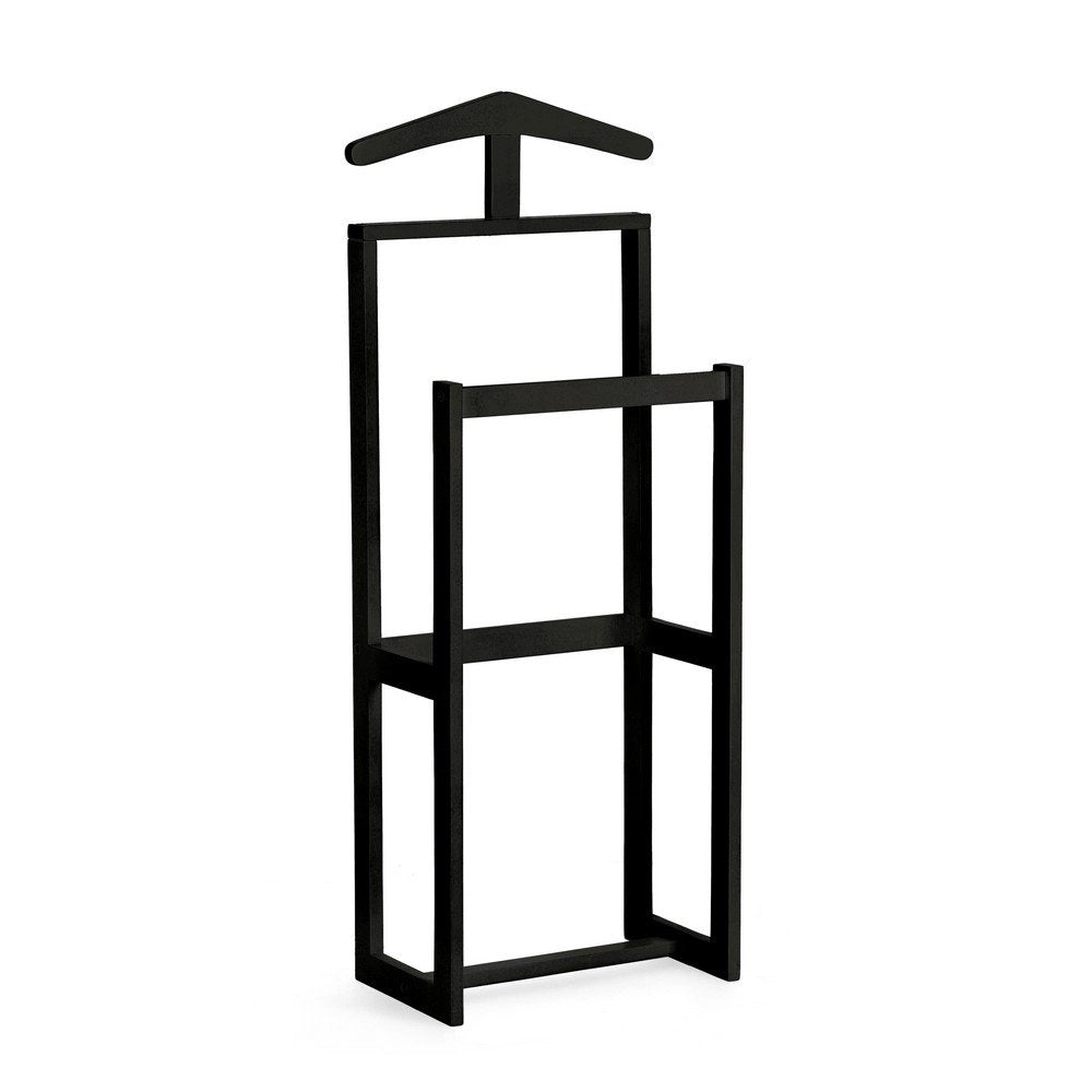 Indossatore Legno Nero Moderno da Interno H106 cm - ORIZZONTE