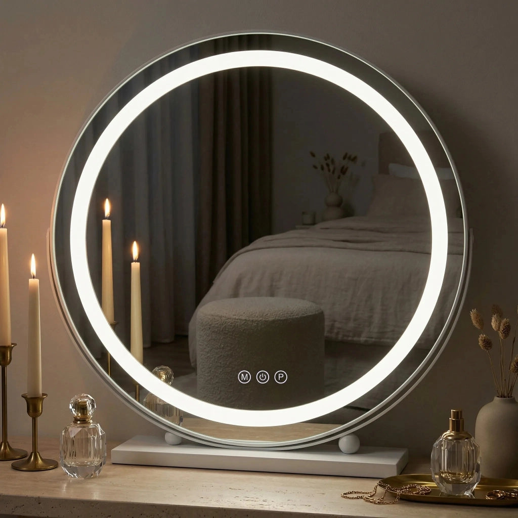 Specchio Led Make-up White 50 Cm