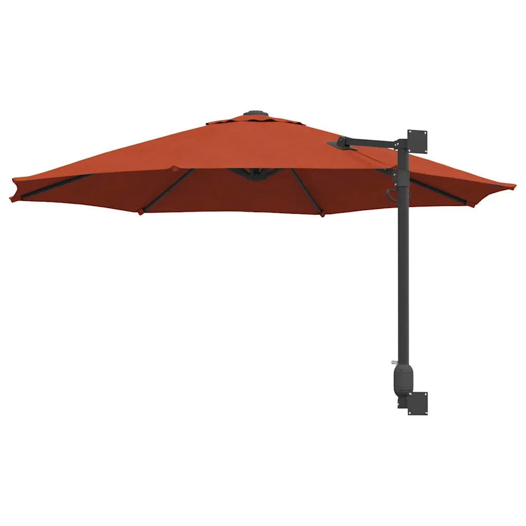 Ombrello da giardino Terracotta 248 x 248 x 148 cm 42003232