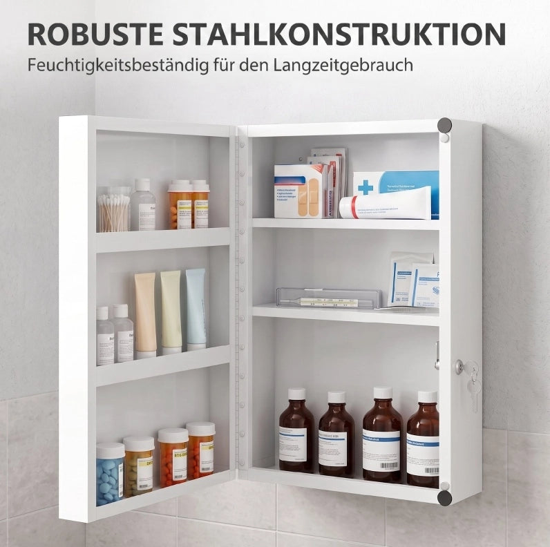 Armadio portaspezie richiudibile con 6 ripiani in acciaio per bagno o cucina, 40x18x60 cm