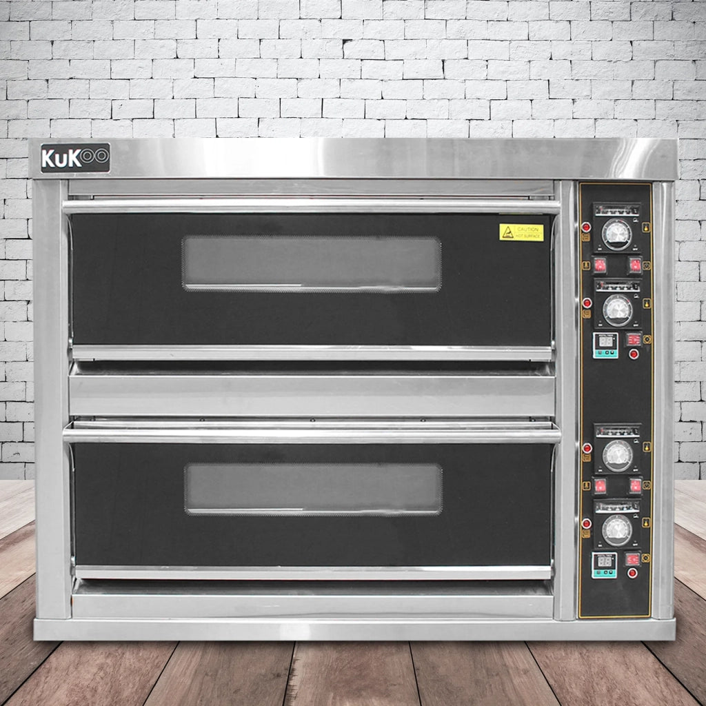Forno a Convezione KuKoo 300°C Elettrico da Banco con Timer e Doppia Ventola