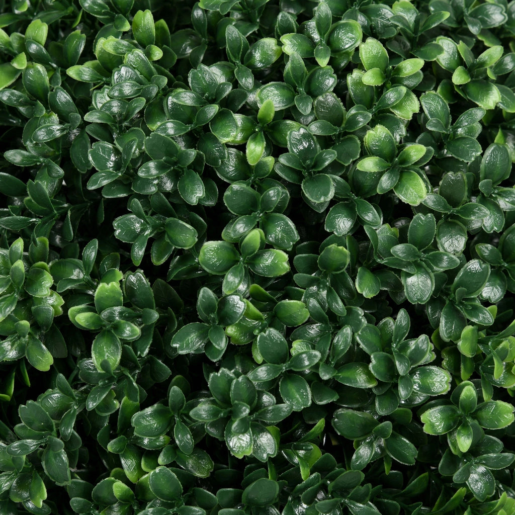 Pianta artificiale di bosso 2 pezzi con picchetti da terra; protezione UV; verde; Ø 40 × 70 cm per esterni
