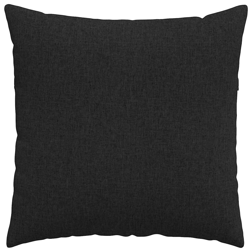 Cuscini da Divano 2 pcs Nero 80 x 80 cm Tessuto 42014042