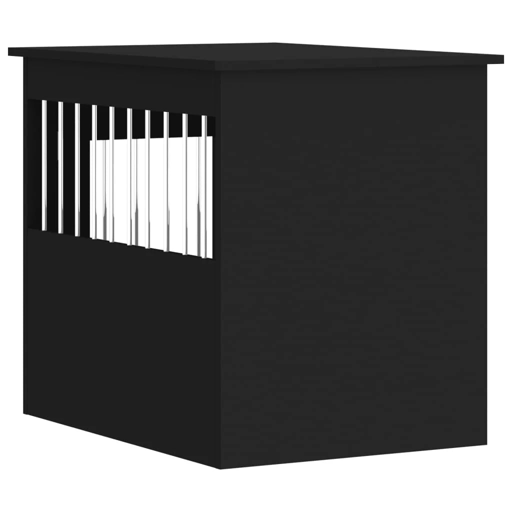 Mobile per trasportino per cani 55 x 75 x 65 cm in legno ingegnerizzato nero 02_0043357