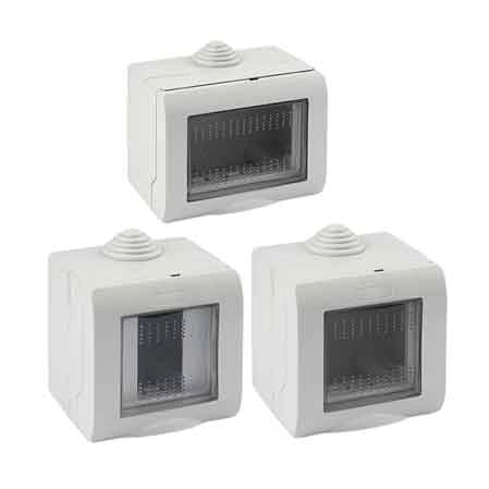 CONTENITORE DA PARETE PER APPARECCHI IP55 'EASY' 1 Posto - EC ELETTROCANALI
