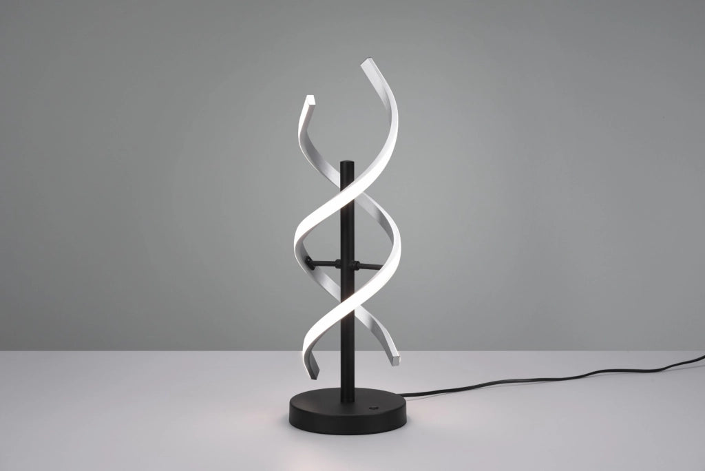 Lampada da tavolo Trio Sequence LED dimmerabile argento